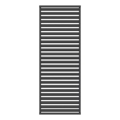 Aluminum side wall for emperor pergola, 1.0, 1.2 or 1.3m size available, on a white background